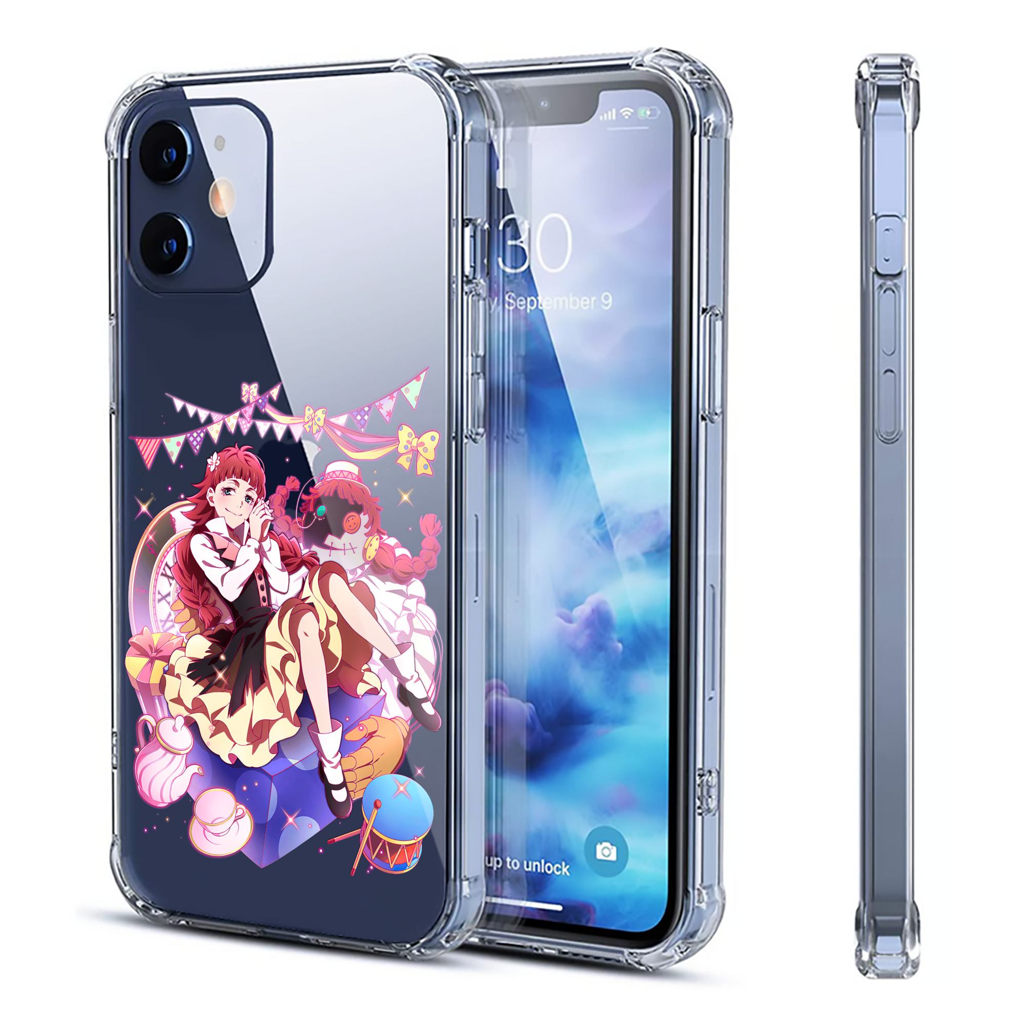 （画像用） 文豪ストレイドッグス Bungo Stray Dogs 【iPhone 12シリーズ対応】透明スマホケース（クリアソフトケース）